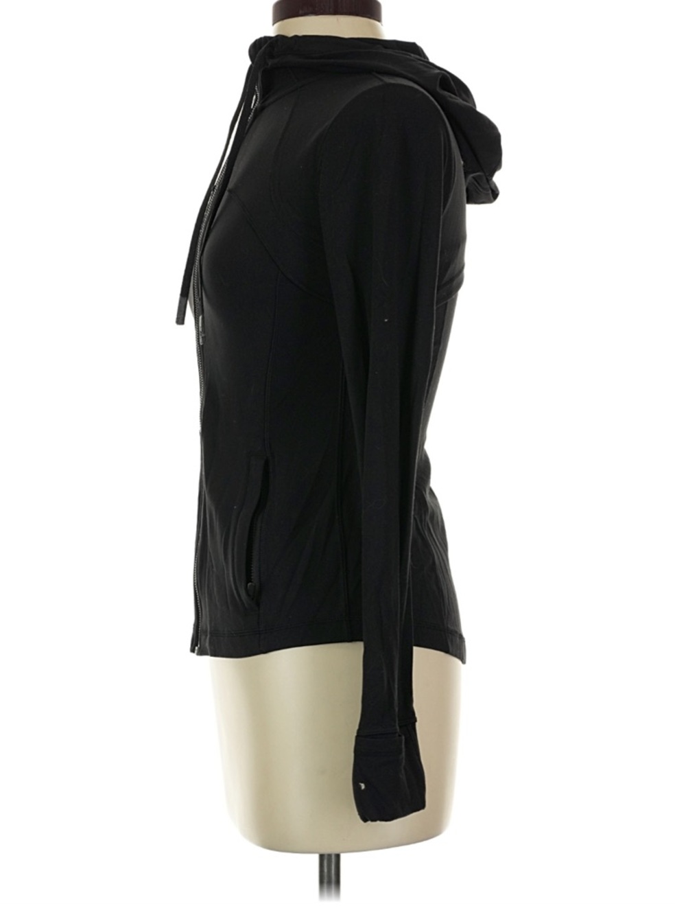 lululemon athletica Define Hooded Black Fitted Zip-Up Jacket - Picture 5 of 7